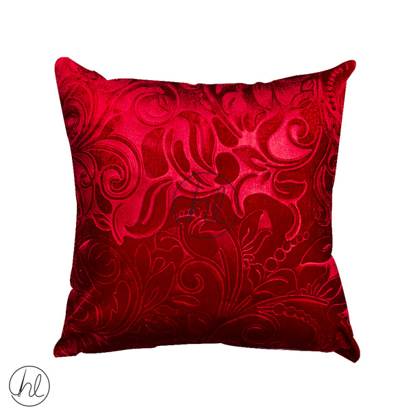 SCATTER CUSHION (ABY-3989) (RED) (45X45CM)