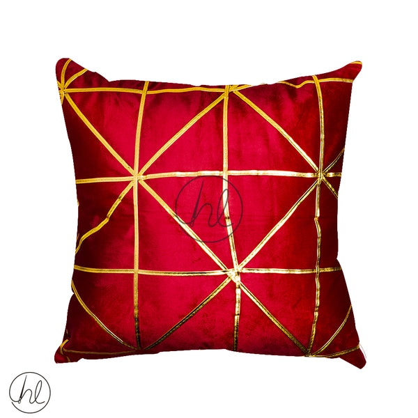 SCATTER CUSHION (ABY-3990) (RED) (45X45CM)