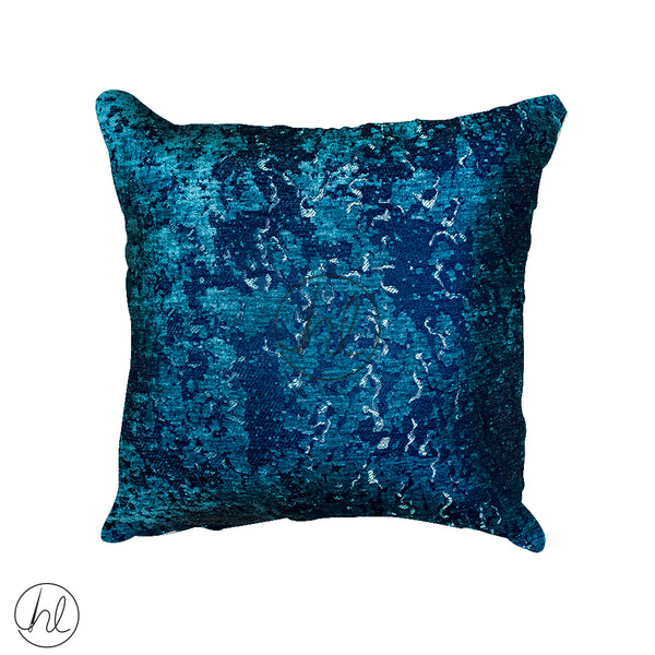 SCATTER CUSHION (ABY-4301) (TEAL) (45X45CM)
