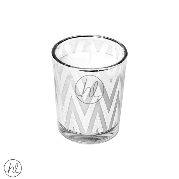 AROMA SCENTED CANDLE (ABY-4346) (AGILAWOOD) (SILVER)