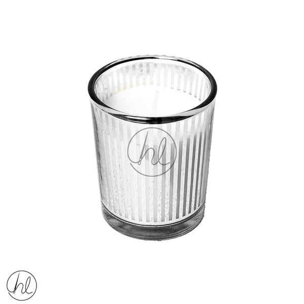 AROMA SCENTED CANDLE	(ABY-4346) (BLACKBERRY BUSH) (SILVER)