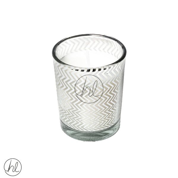 AROMA SCENTED CANDLE	(ABY-4346) (WUJI OOLONG) (SILVER)
