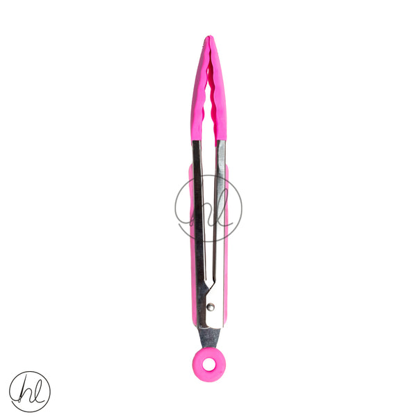 SILICONE TONGS (ABY-2881) (HOT PINK)