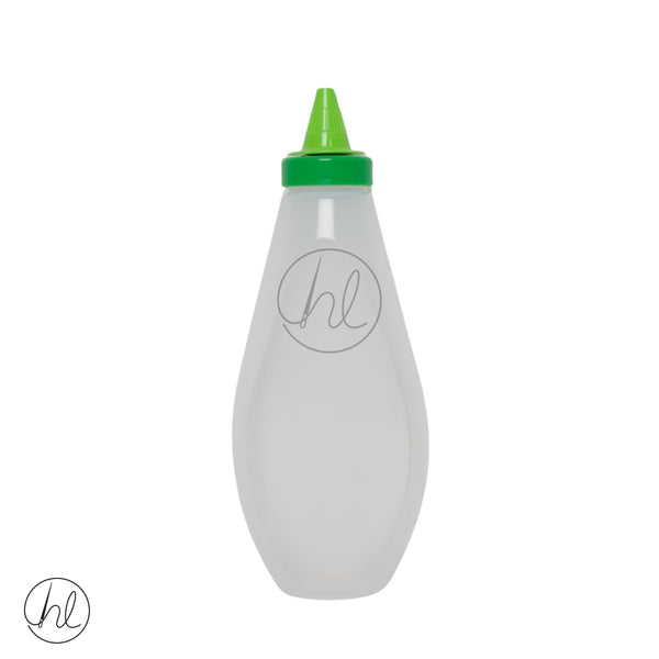 Squeeze Bottle Flat 500ml Clear