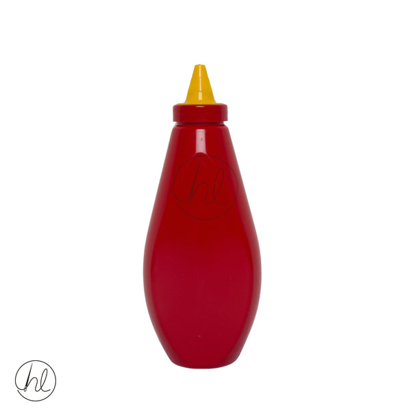 Squeeze Bottle Flat 500ml Red