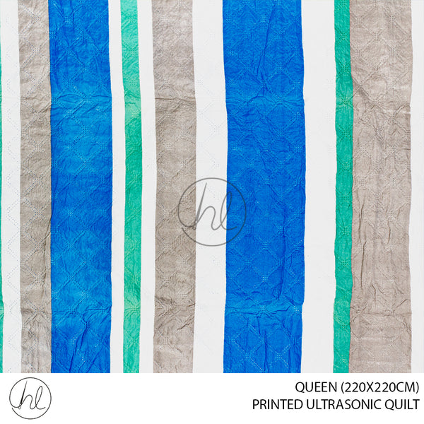 PRINTED ULTRASONIC QUILT (1 PIECE) (ASSORTED) (220X220CM)