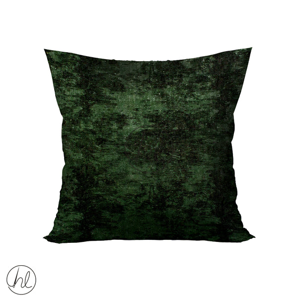 UPHOLSTERY SCATTER CUSHION (ASSORTED) (BOTTLE GREEN) (50X50CM)