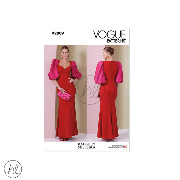 VOGUE PATTERN 	V2009