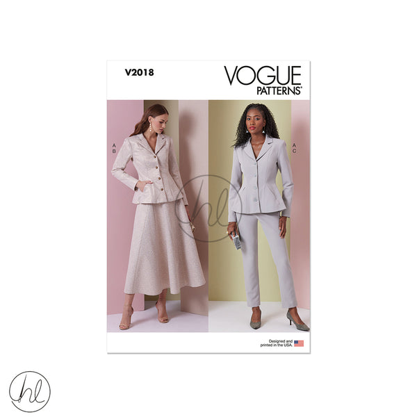 VOGUE PATTERN 	V2018