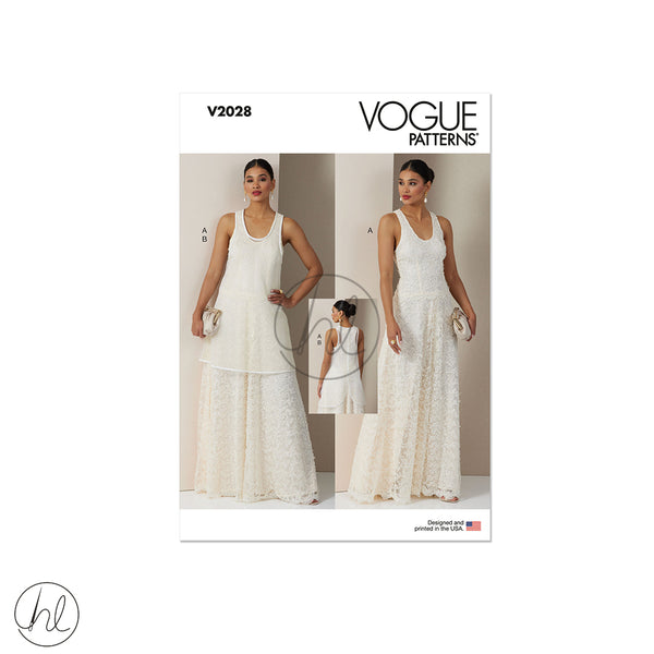 VOGUE PATTERN 	V2028