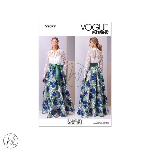 VOGUE PATTERN 	V2029