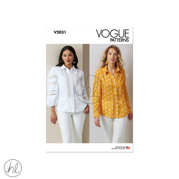 VOGUE PATTERN 	V2031