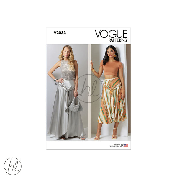 VOGUE PATTERN 	V2033