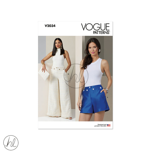 VOGUE PATTERN 	V2034