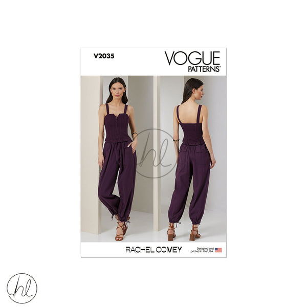 VOGUE PATTERN 	V2035