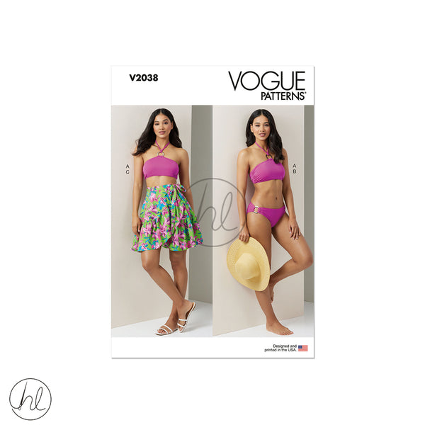 VOGUE PATTERN 	V2038