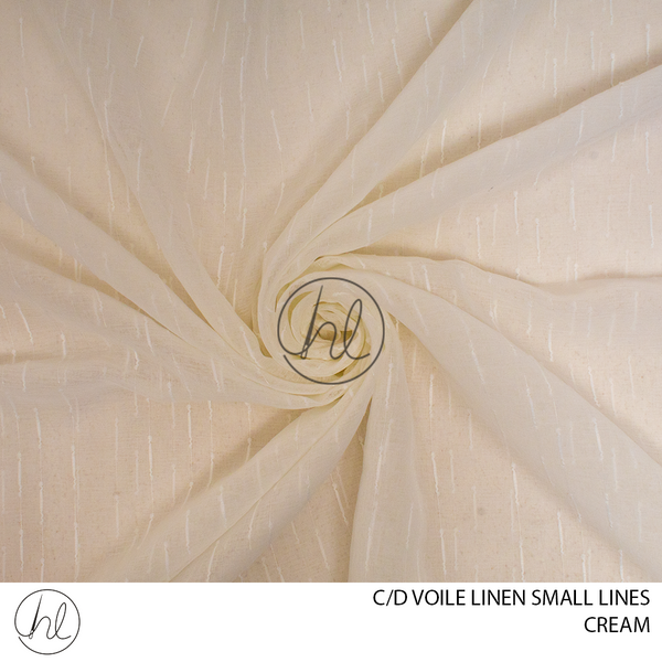 C/D Voile Linen Small Lines