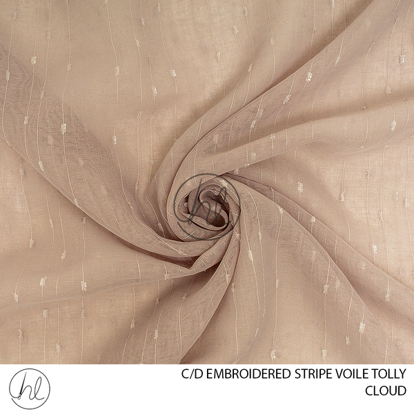 C/D Voile Embroidered Tolly