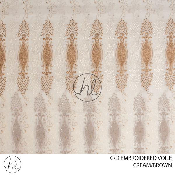 C/D Voile Embroidered