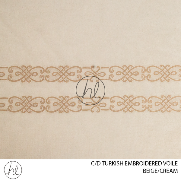 C/D Voile Embroidered Turkish