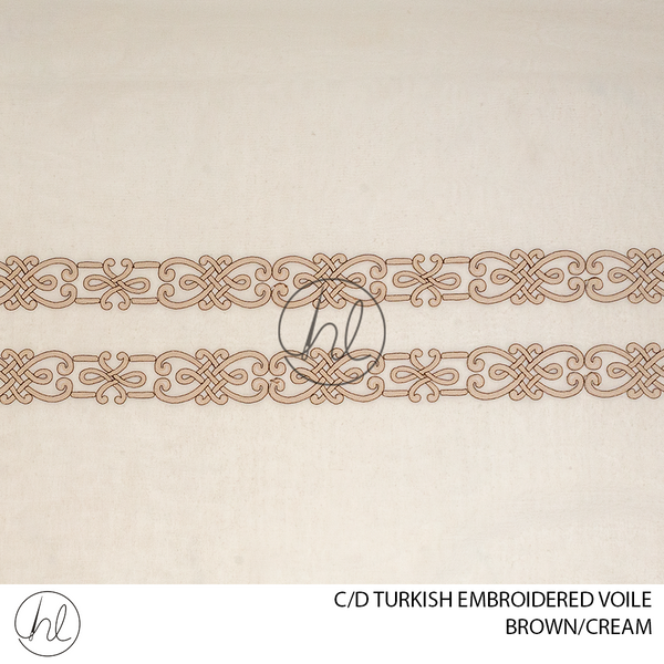 C/D Voile Embroidered Turkish