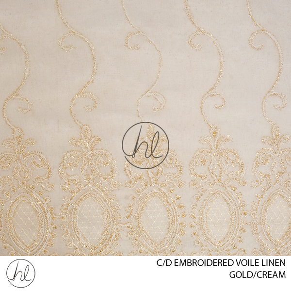 C/D Voile Linen Embroidered