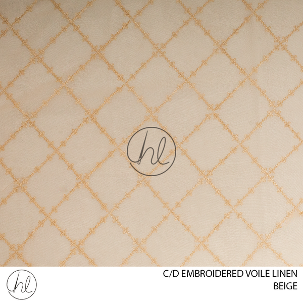 C/D Voile Linen Embroidered