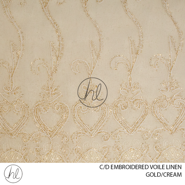 C/D Voile Linen Embroidered