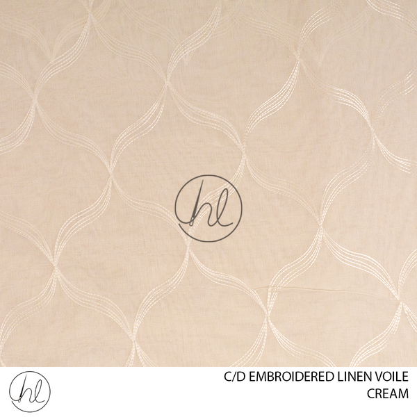 C/D Voile Linen Embroidered