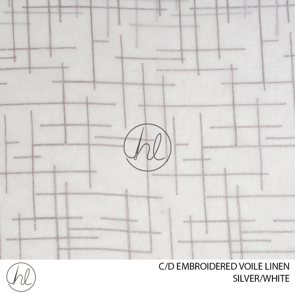 C/D Voile Linen Embroidered