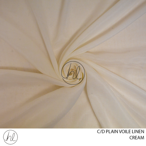 C/D Voile Linen Plain