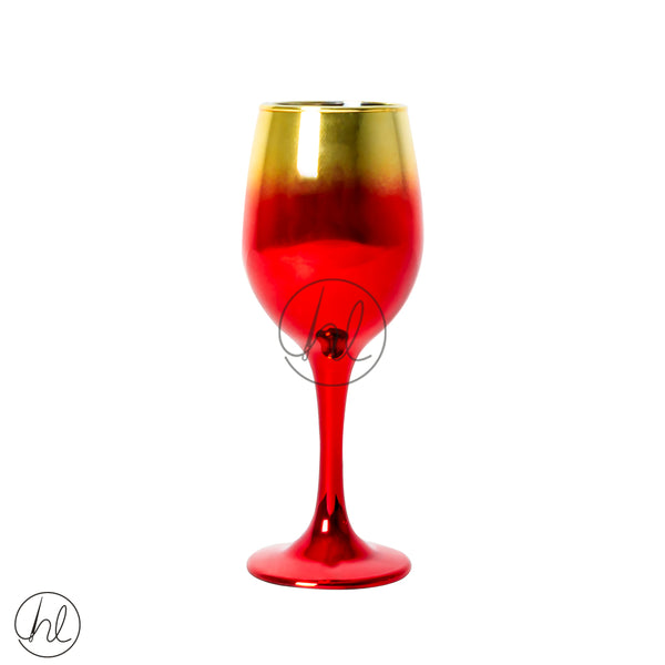 ASSORTED (W) GLASS	(ABY-5055) (GOLD/RED)