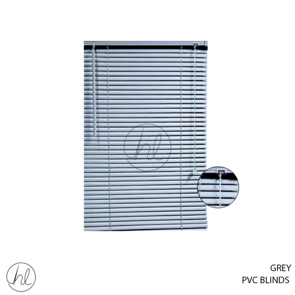 BLIND PVC 25MM GREY 210X220