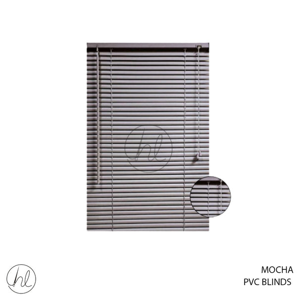 BLIND PVC 25MM MOCHA 210X220