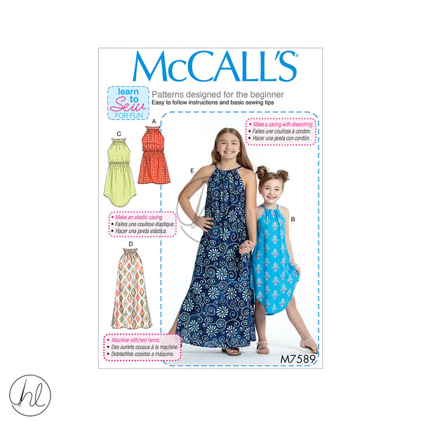 MCCALL'S PATTERNS (M7589)