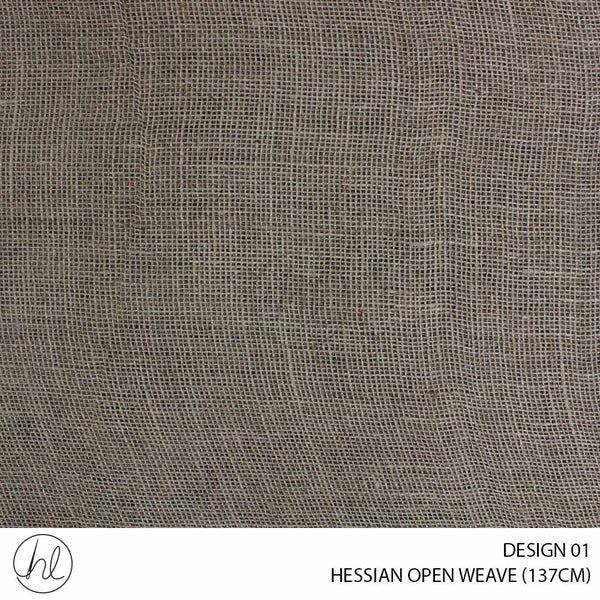 HESSIAN OPEN WEAVE (DESIGN 01) (137CM) (PER M)