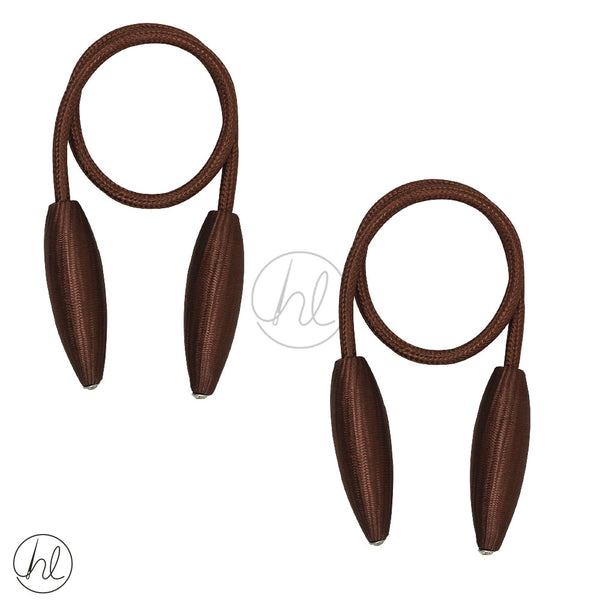 WIRED MAGNET TIE-BACK (2P/PACK) (BROWN) 678