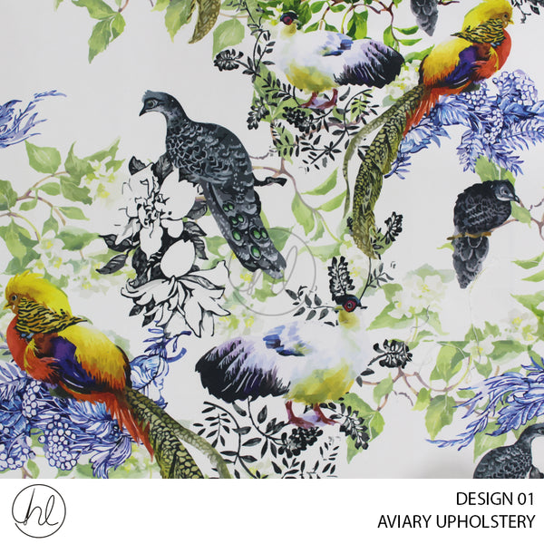 AVIARY UPHOLSTERY (DESIGN 01) (140CM) (PER M)