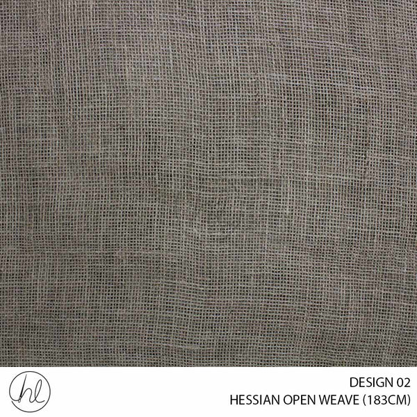 HESSIAN OPEN WEAVE (DESIGN 02) (183CM) (PER M)