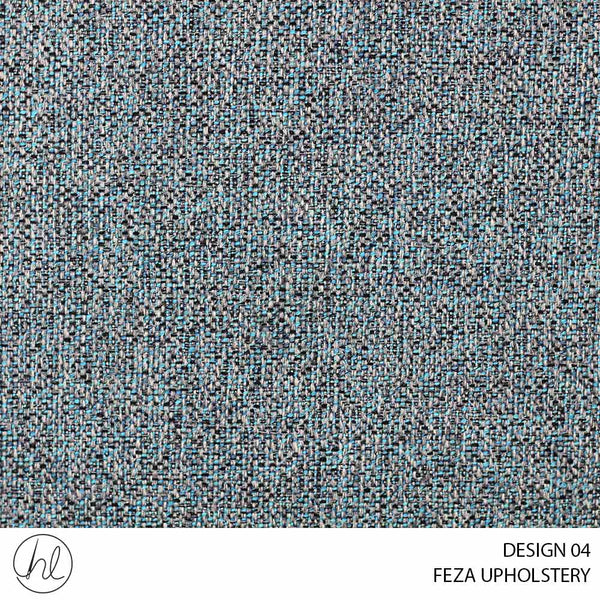FEZA UPHOLSTERY (DESIGN 04) (140CM) (PER M) BLUE/GREY