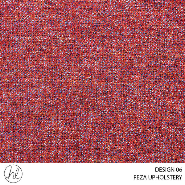 FEZA UPHOLSTERY (DESIGN 06) (140CM) (PER M) RED