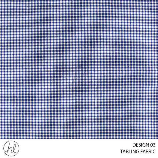 TABLING FABRIC (DESIGN 03) (240CM) (PER M) ROYAL BLUE