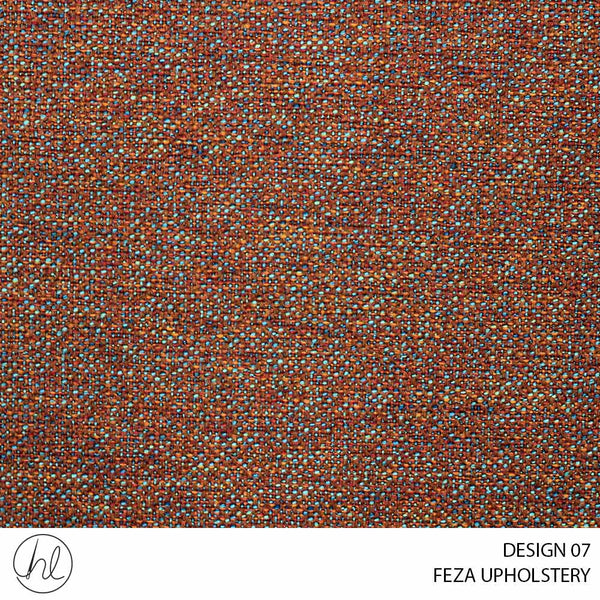 FEZA UPHOLSTERY (DESIGN 07) (140CM) (PER M) ORANGE