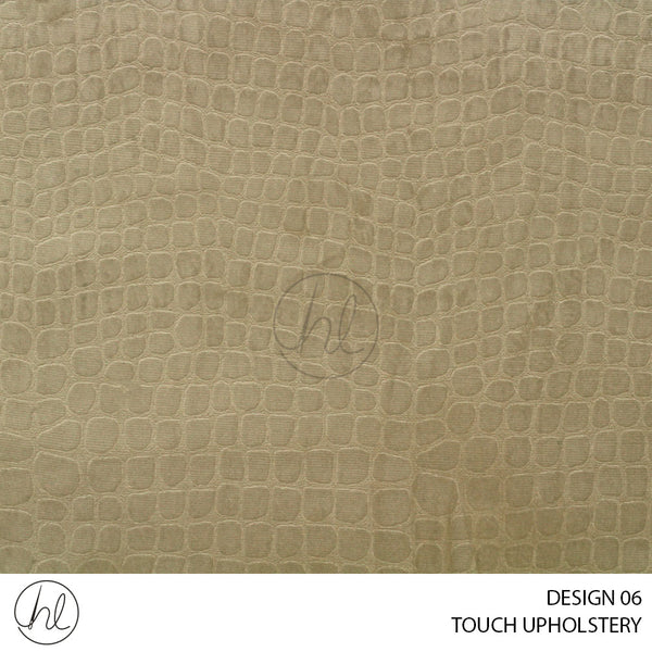 TOUCH UPHOLSTERY (DESIGN 06) (140CM) (PER M) SAND