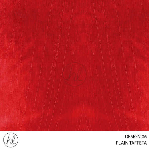 PLAIN TAFFETA (DESIGN 06) (280CM) (PER M) RED