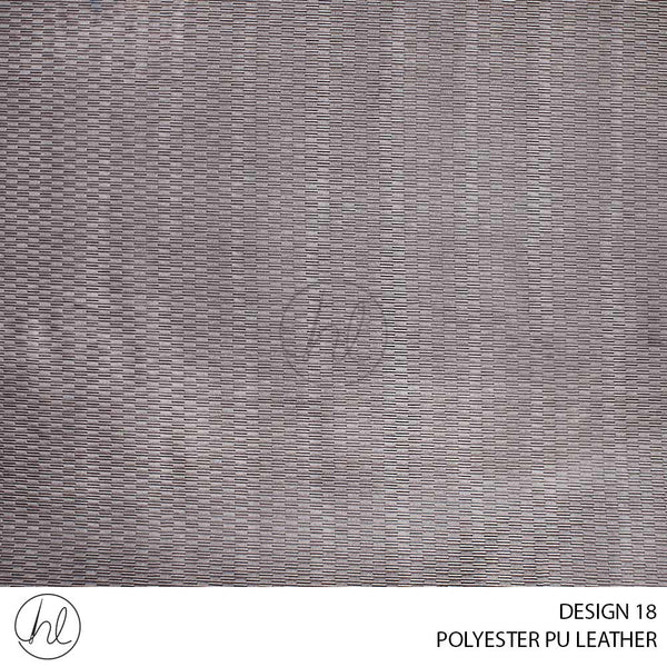 POLYESTER PU LEATHER (DESIGN 18) (140CM) (PER M) TAUPE
