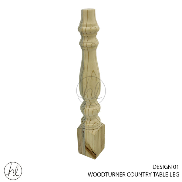 THE WOODTURNER COUNTRY TABLE LEG (450X65) (TW38)