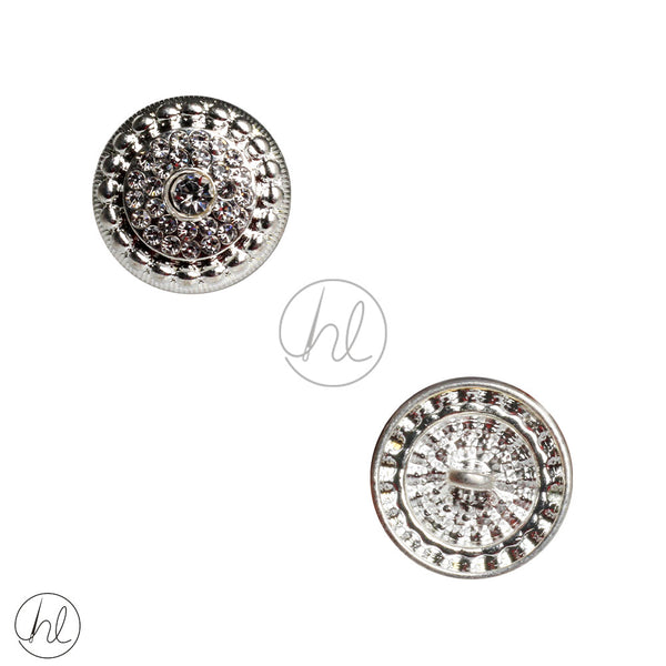 BUTTONS DIAMANTE (SILVER) (FA14) (17MM)