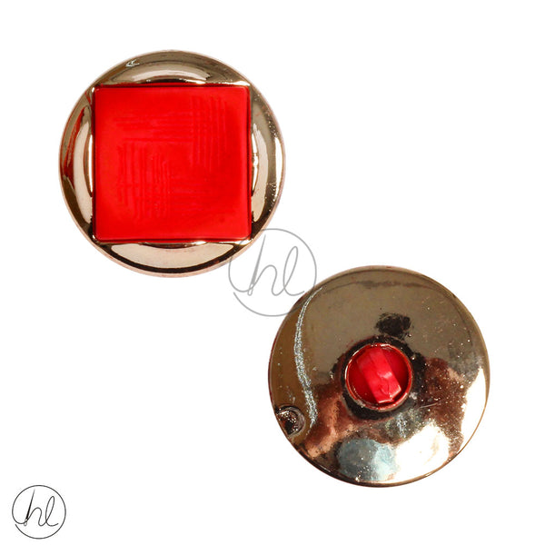 BUTTONS FANCY (RED AND GOLD) BT1427 (22MM)