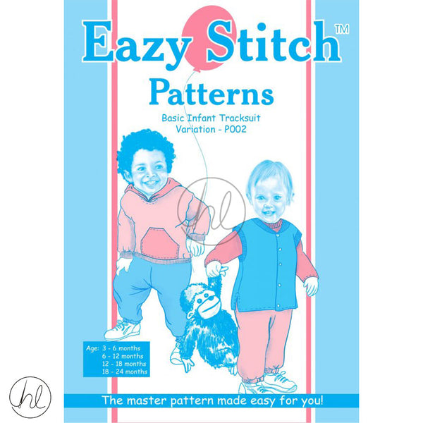 EAZY STITCH PATTERNS - INFANT TRACKSUIT (P002)